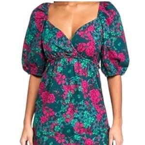 Rahi cotton midi floral dress NWT NEW with tags! S small